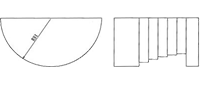 RB-RD Φ81～83×135mm 寸法のイラスト画像