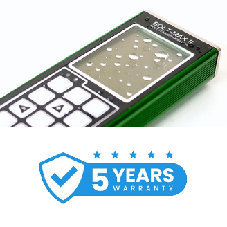 IP65の防塵・防滴性能と5年保証