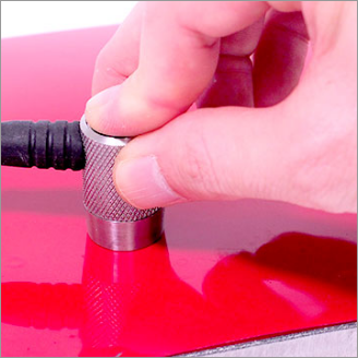 塗膜を剥がさずに母材（素地）の厚さのみを測定するエコー･エコーモード