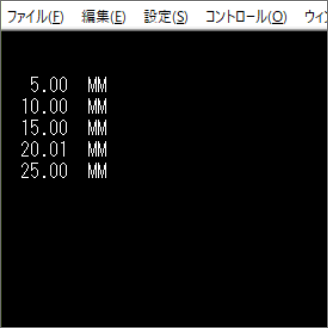 外部データ出力（PZX-7）